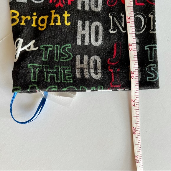 Sleep Sense Women’s Holiday Word-Print Jersey Sleep Top Size M - Picture 12 of 14